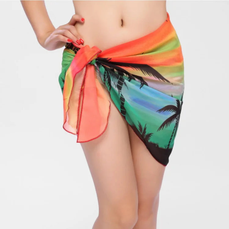 Coconut Tree Print Sarong