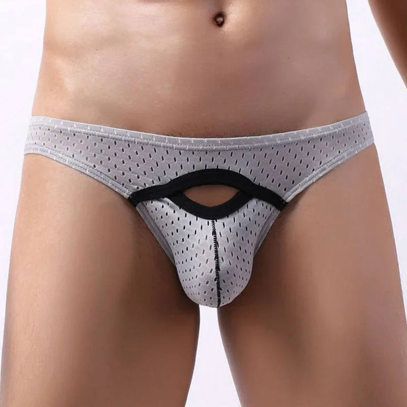 Billionm Men Sexy Briefs Men's Underpants Breathable Comfortable U Pouch Mens Underwear Soft Low Waist Brief breathable Panties