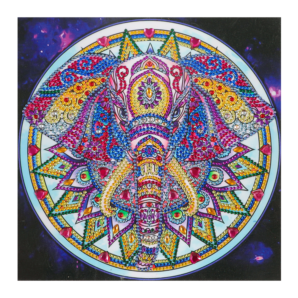 

Circle Elephant - Special Shaped Diamond Painting - 30*30CM, 501 Original