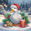 Diamond Painting-DIY Crystal Rhinestone Christmas Duck
