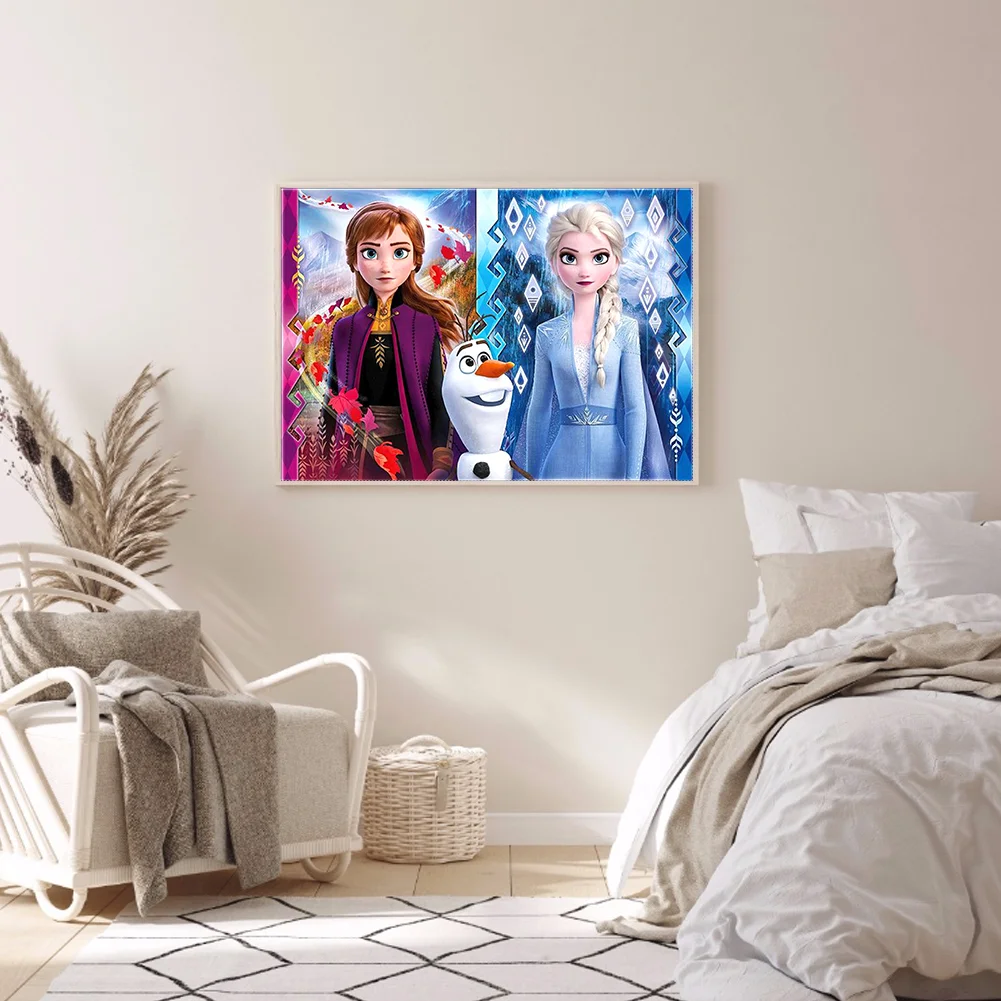 Diamond Painting - Full Round Drill - Frozen(40*30cm)