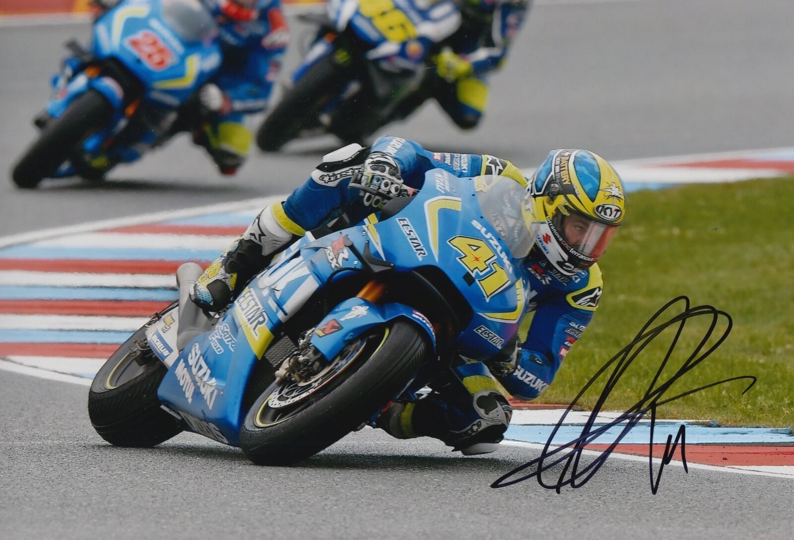 Aleix Espargaro Hand Signed 12x8 Photo Poster painting Suzuki Ecstar 2016 MOTOGP 12.