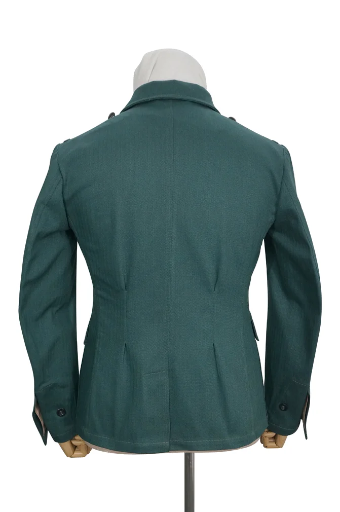   Polizei German EM Open Collar Summer HBT Service Tunic German-Uniform