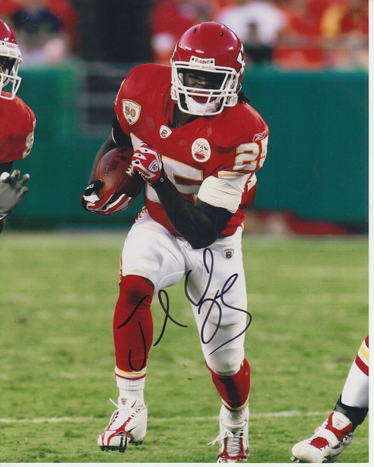 Jamaal Charles #0 8x10 Signed Photo Poster painting w/ COA Kansas City Chiefs -