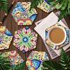 7pcs Cup Coasters Creative DIY Anti Slip Coasters Honeycomb Shape