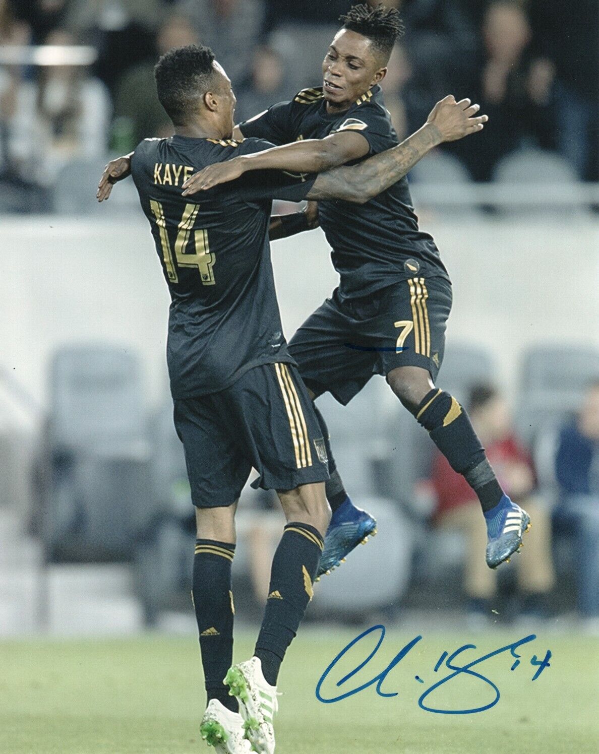 Los Angeles LAFC Mark Anthony Kaye Autographed Signed 8x10 MLS Photo Poster painting COA #1