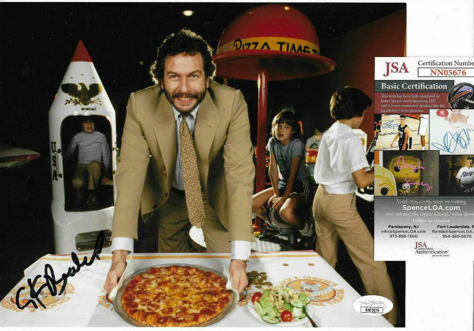 Nolan Bushnell Signed 8x10 Photo Poster painting Autographed, Chuck E Cheese Founder, JSA COA