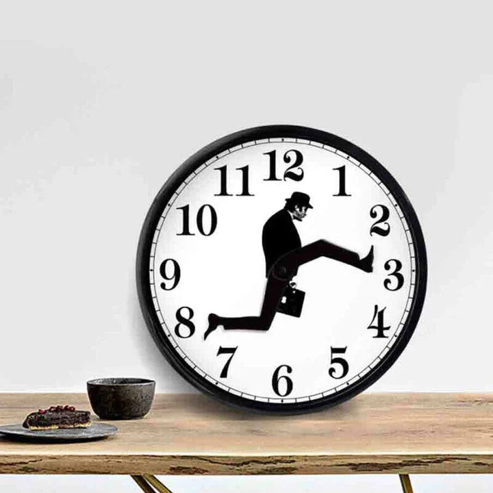 Silly Walk Wall Clock