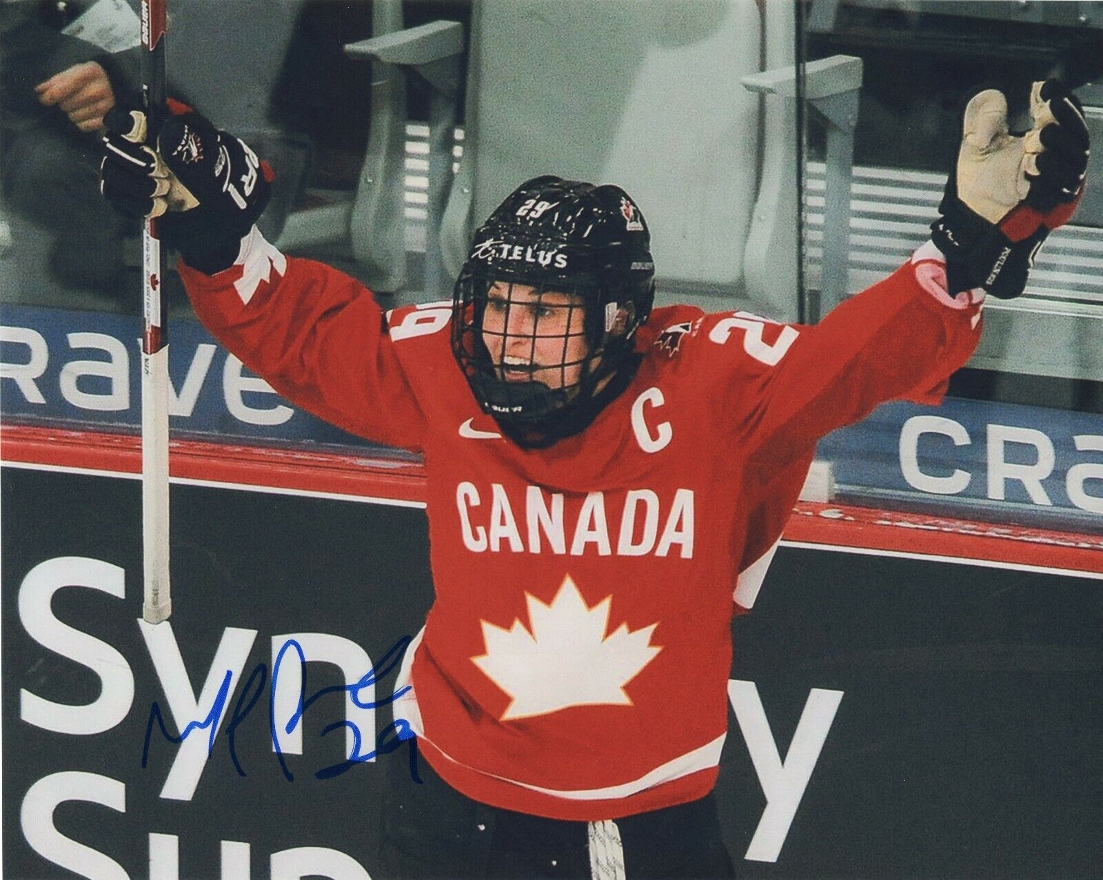 MARIE-PHILIP POULIN SIGNED AUTOGRAPH CANADA WOMENS HOCKEY 8X10 Photo Poster painting PROOF #4