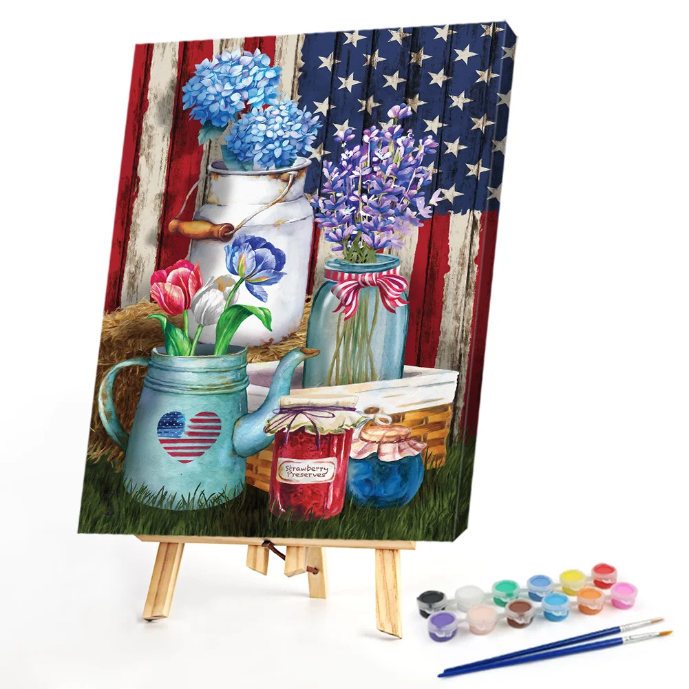 Glass Flower - Paint By Numbers(40*50CM)
