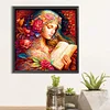 Diamond Painting -DIY Round Drill The Singing Girl(40x40 CM)
