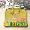 Hand Draw English you Customize Art Bag For women Handbags Designer Shoulder Bag 100% Genuine Leather Unique personality Fashion