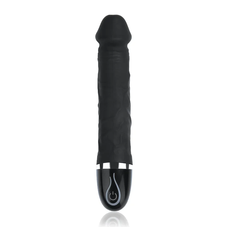 Realistic Silicone Vibrator – Waterproof, 10 Vibration Modes, USB Rechargeable