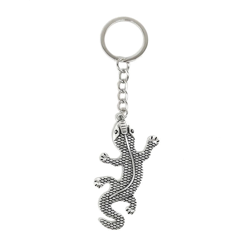 Gothic Cool Style Animal Lizard Alloy Plating Bag Pendant Keychain