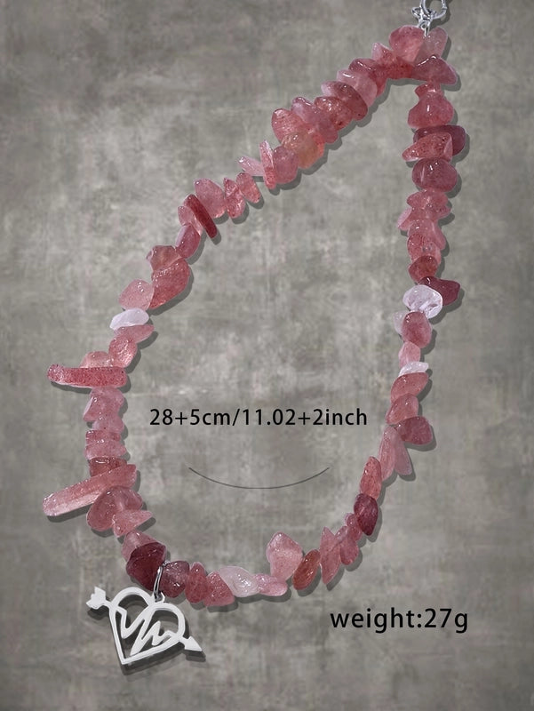 Artistic Commute Geometric Stone Zinc Alloy Mobile Phone Chain