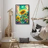 (40*60cm)DIY Full Round Drill Diamond Painting-Sunflower