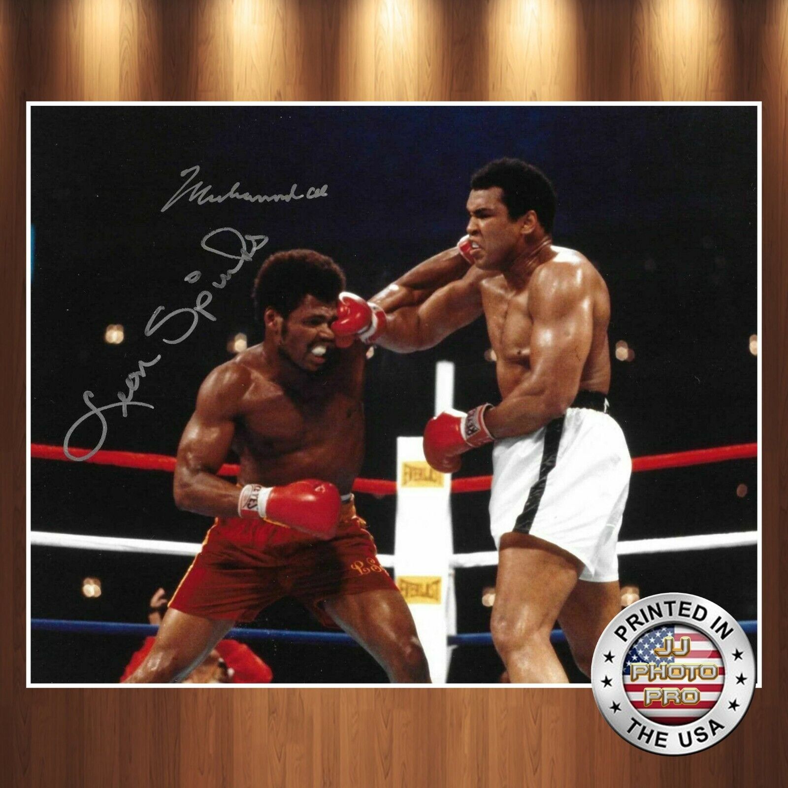 Muhammad Ali Leon Spinks Autographed Signed 8x10 Photo Poster painting REPRINT