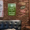 Keep Calm And Smoke Weed - Metal Tin Signs(8*12Inch/12*16Inch)