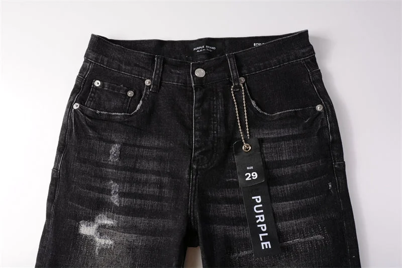 Purple Fashion Jeans 5083