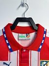 1994/1995 Retro Long sleeve Atletico Madrid Home Soccer Jersey 1:1 Thai Quality