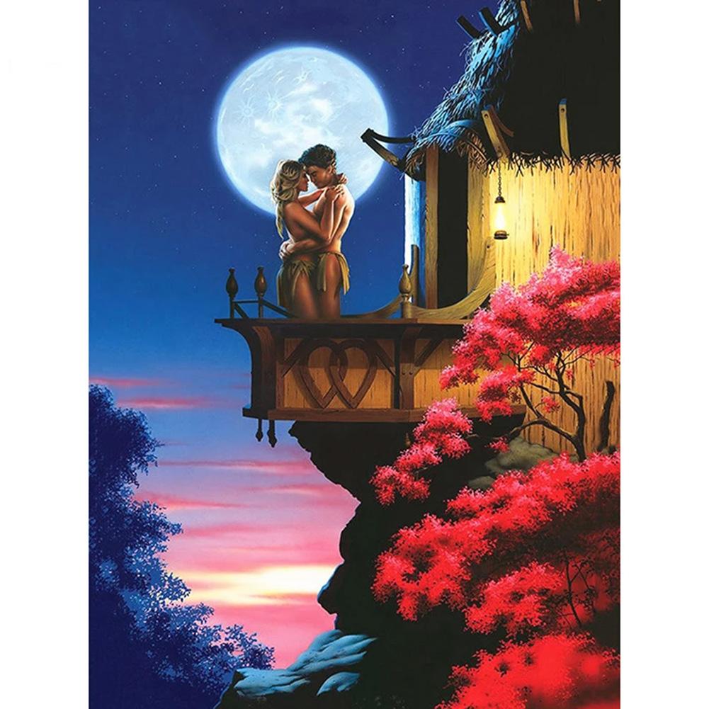 

40x50cm - Paint By Numbers Moonlight Lover, 501 Original