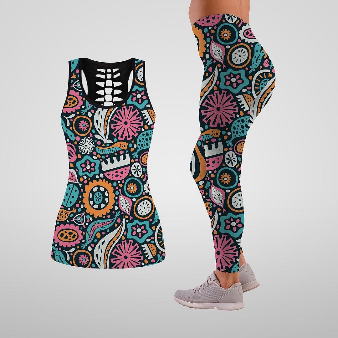 Women's Workout Outfits Yoga Suit 2 Piece