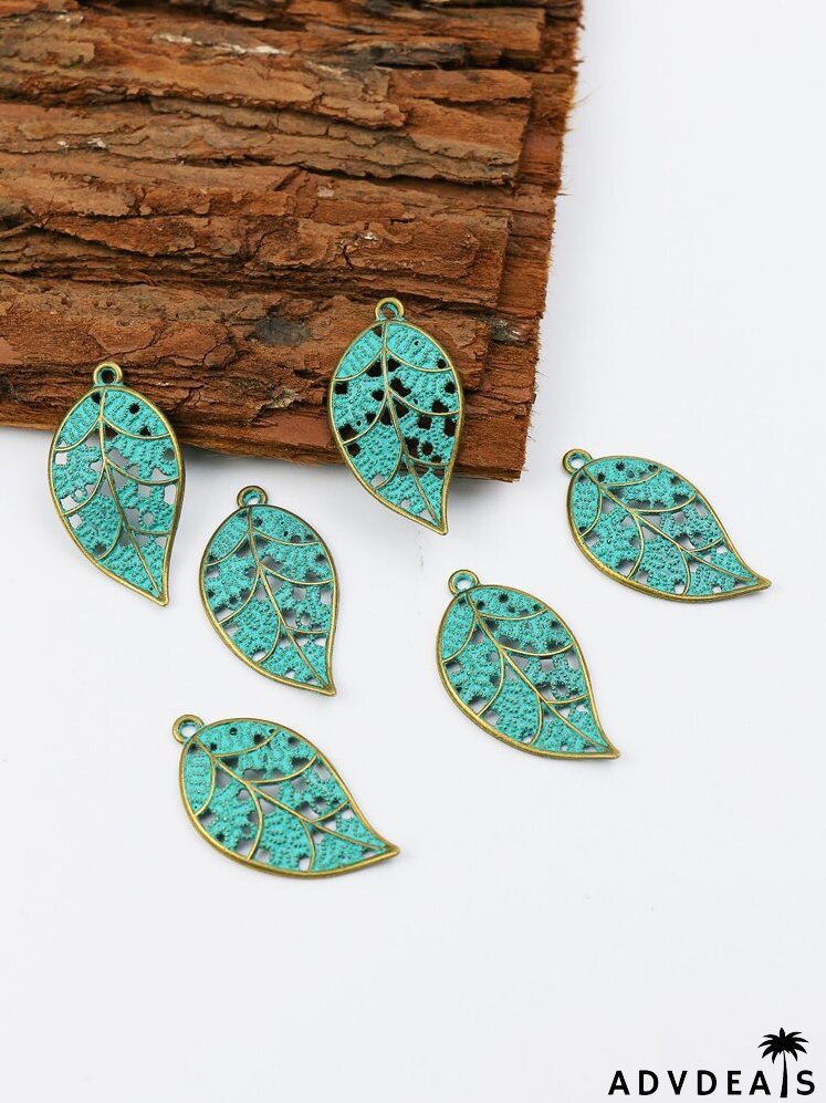 6pcs Leaf DIY Pendant