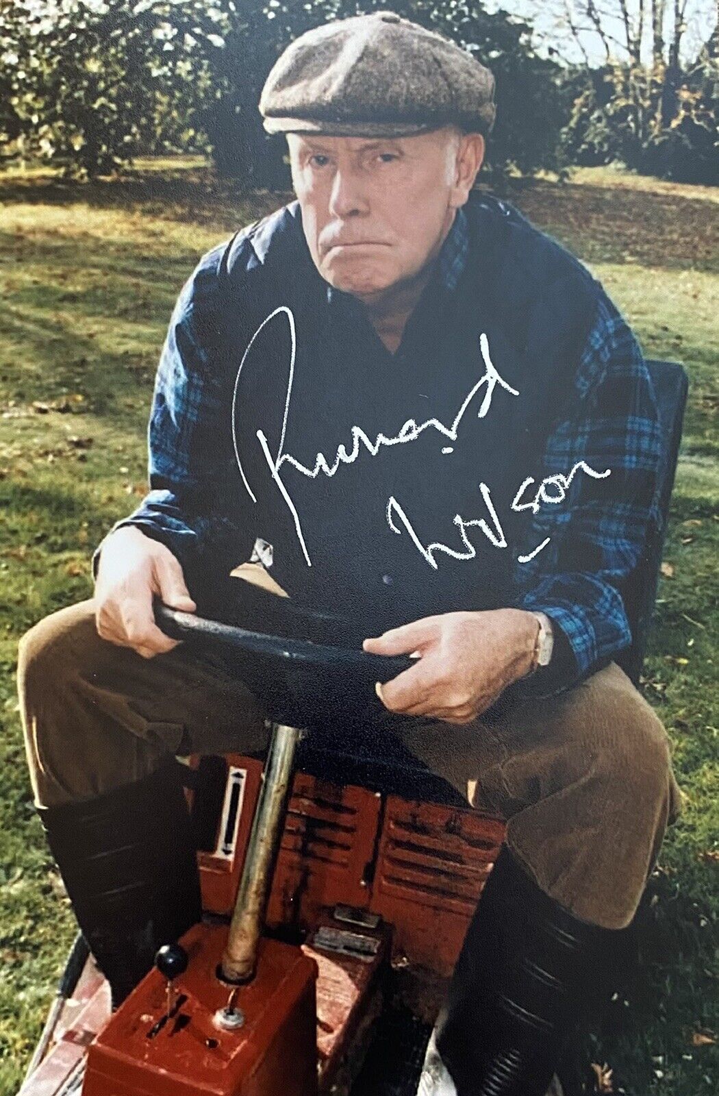 Richard Wilson Genuine Hand Signed One Foot In The Grave 6x4 Photo Poster painting 3