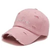 Personalized letter embroidery fashion hat for men and women