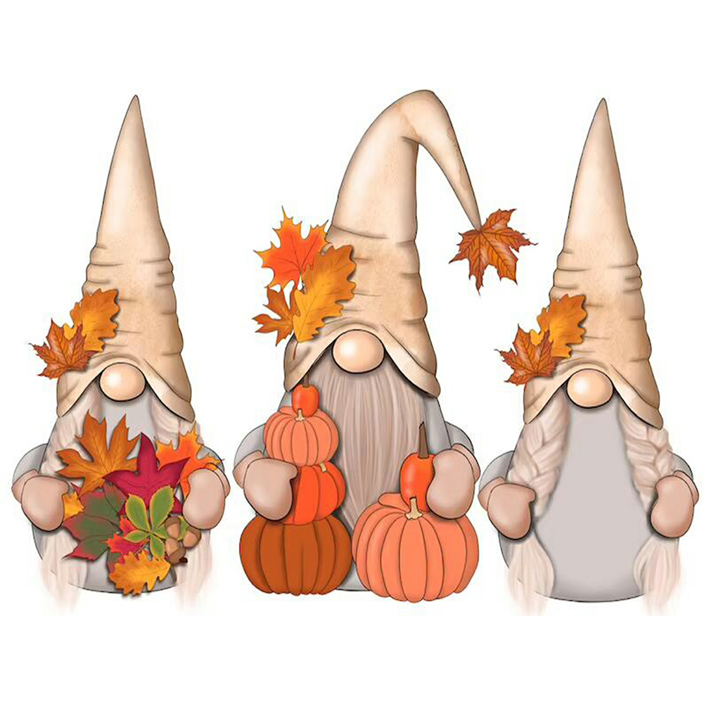 

Pumpkin Gnome - Round Drill Diamond Painting - 40*60CM (Big Size), 501 Original