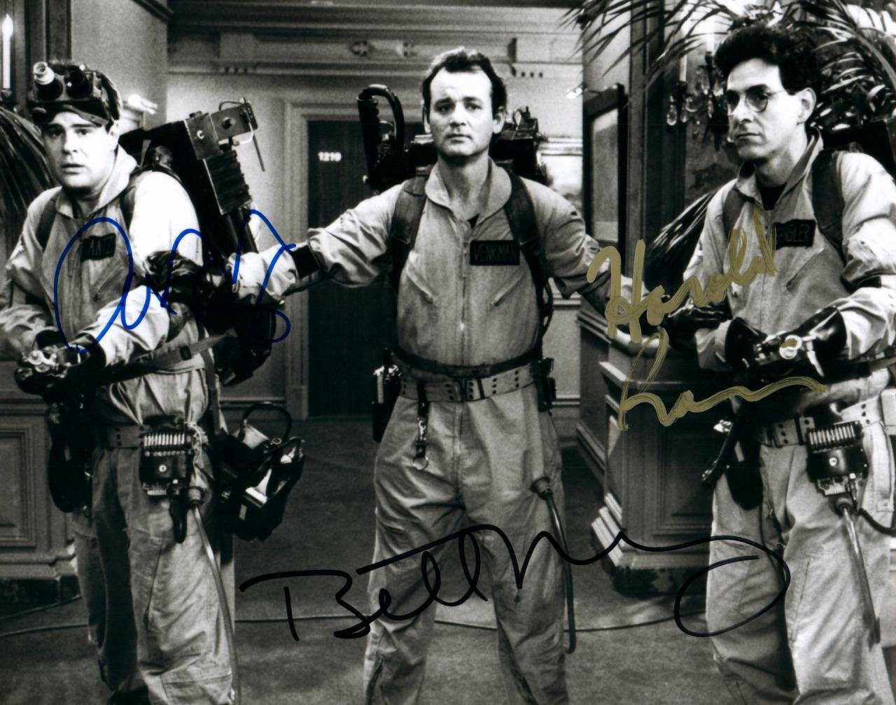 Dan Aykroyd Murray Harold Ramis signed 8x10 Photo Poster painting autographed Picture Pic COA