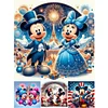 Disney mickey minnie-peinture diamant rond-30*30cm