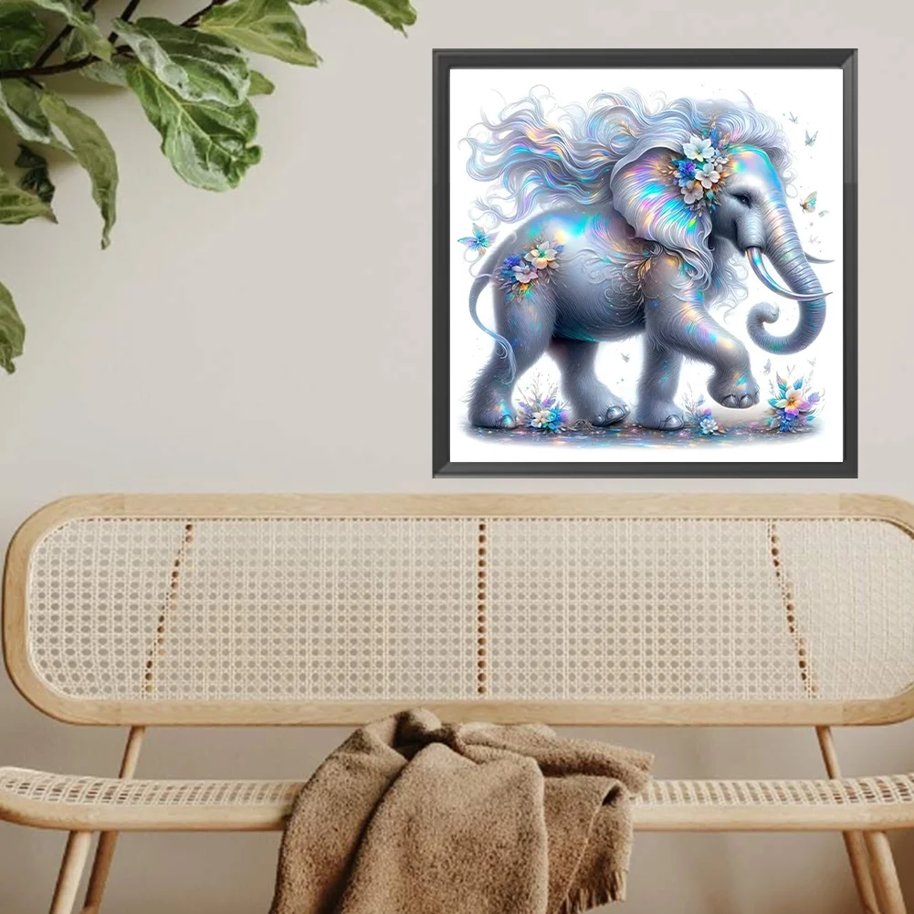 Diamond Painting - Full Square Drill - Elephant(Canvas|35*35cm)