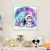 Winter Puppy-11CT Stamped Cross Stitch 40*40cm/15.75*15.75in