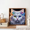 Diamond Painting-DIY Crystal Rhinestone Cat