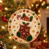 DIY Pearl Diamond Painting Christmas Wreath Hanging Ornament Kit