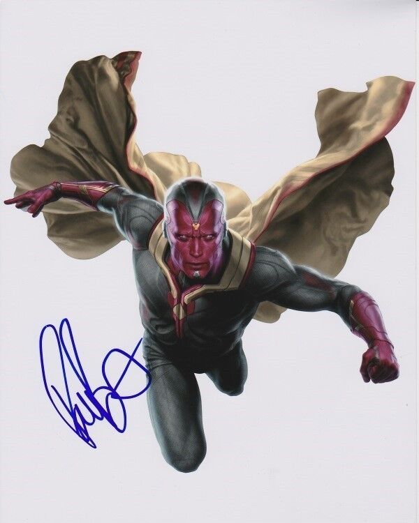 PAUL BETTANY signed autographed THE AVENGERS JARVIS VISION Photo Poster painting