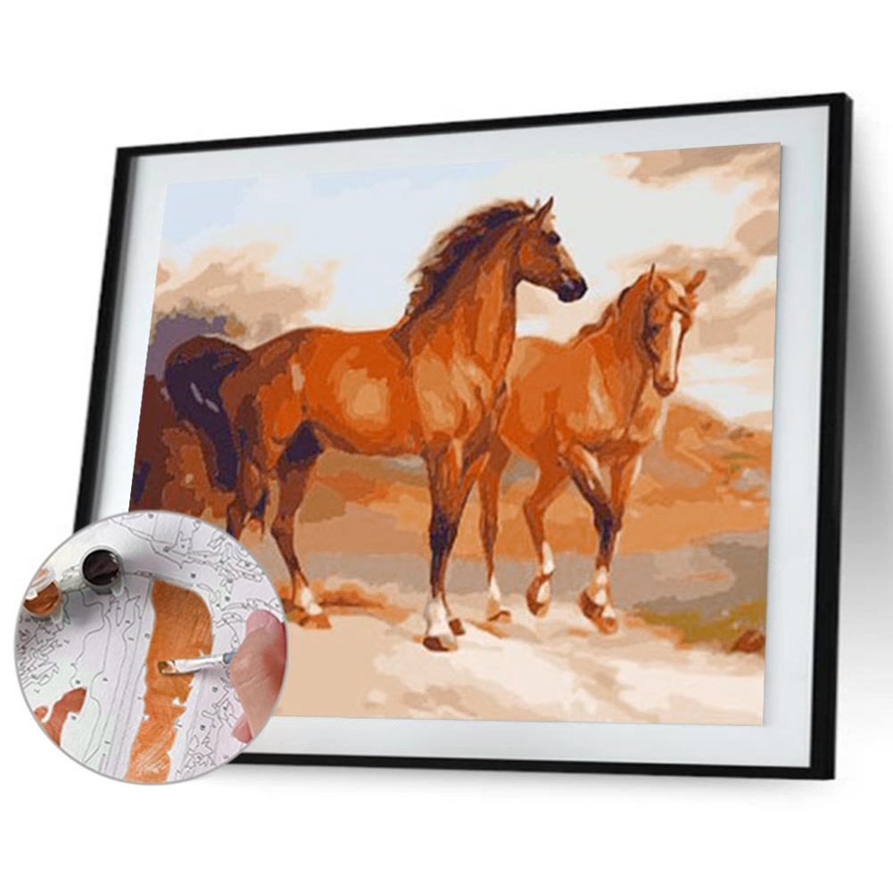 horse paint by numbers