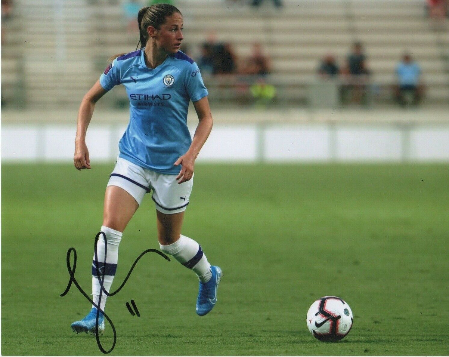 Manchester City Janine Beckie Autographed Signed 8x10 Photo Poster painting COA #4