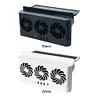 Solar Car Exhaust Fan with 3 Air Outlets Car Radiator Cooling Fan for All Cars