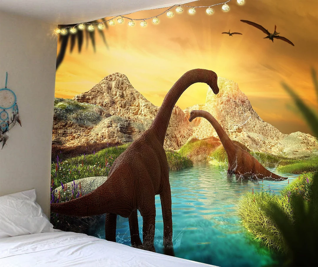 Wall Hanging Tapestry Livingroom Wall Cloth Lion King Wolf Background Cloth Tiger Wall Tapestry Aesthetic Animal Hanging Blanket