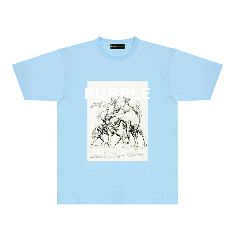 Purple fashion T-shirt