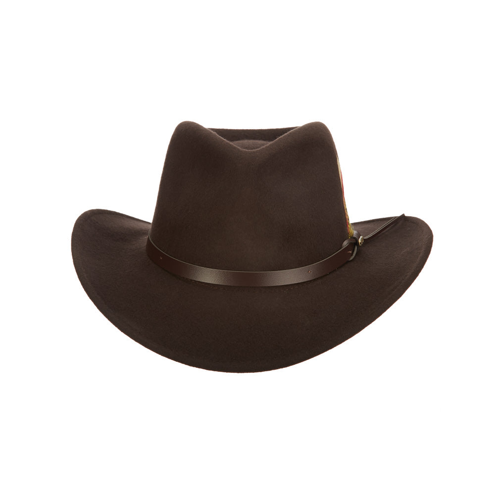 Dakota Fedora-CHOCOLATE[Fast shipping and box packing]