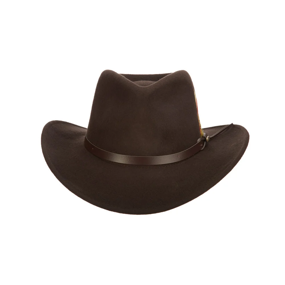 Dakota Fedora-CHOCOLATE[Fast shipping and box packing]
