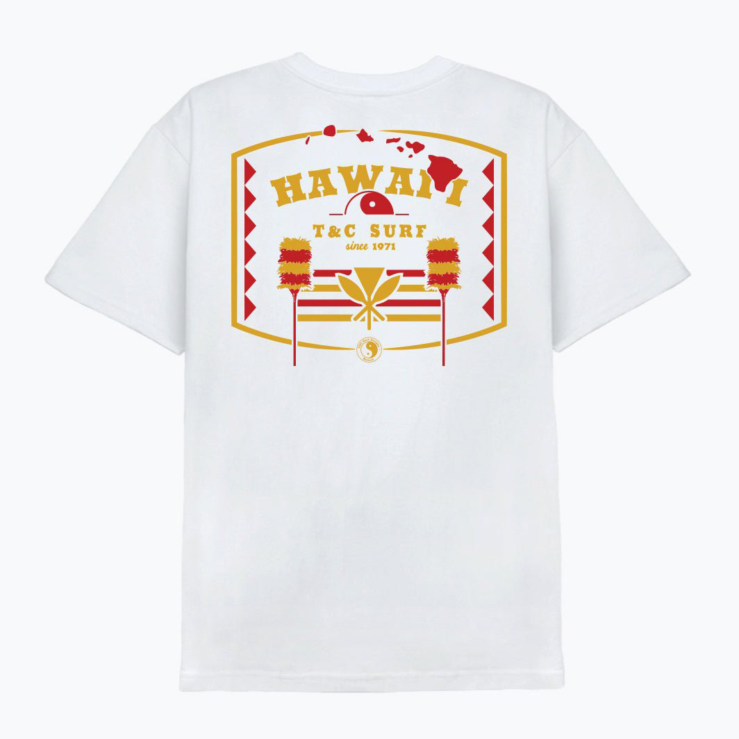 Men's T-Shirt Surf Hawaii Print Beach Daily Round Neck Short Sleeve Tops