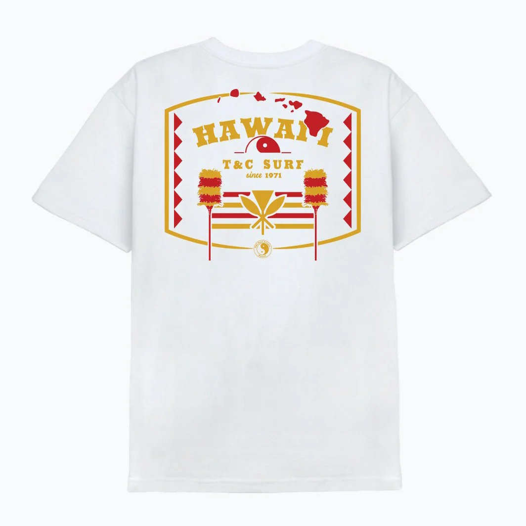 Men's T-Shirt Surf Hawaii Print Beach Daily Round Neck Short Sleeve Tops