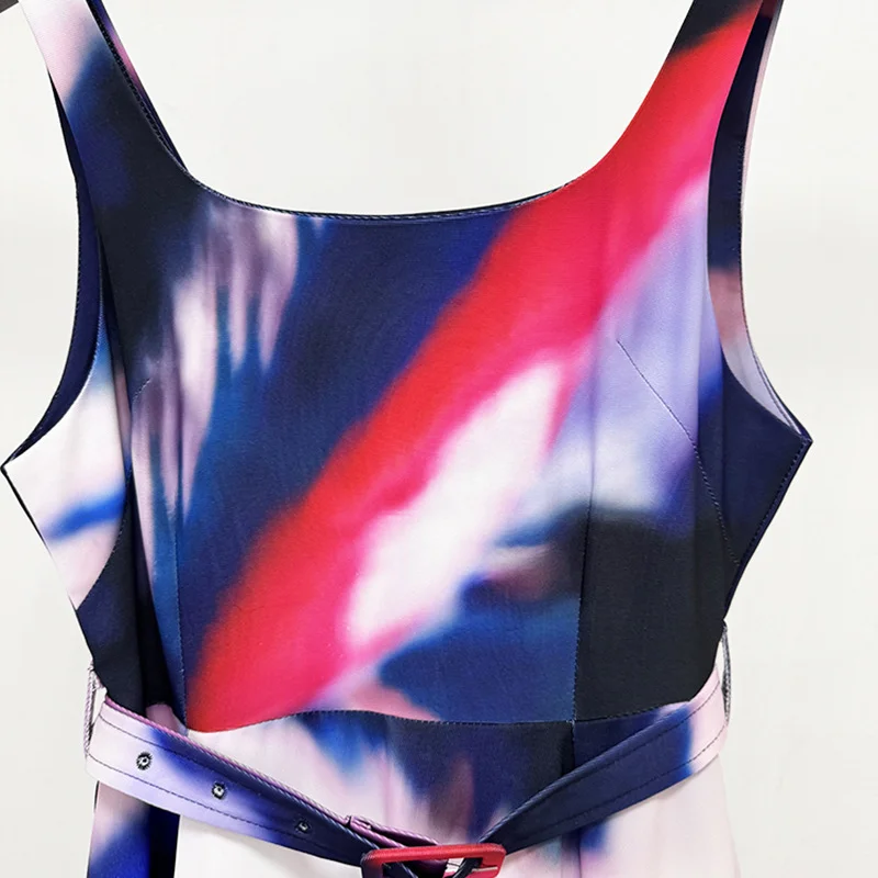 Nigikala Nigikala Summer New Star Fashion Sleeveless Vest Phantom Dress Long Dress Dress Dress