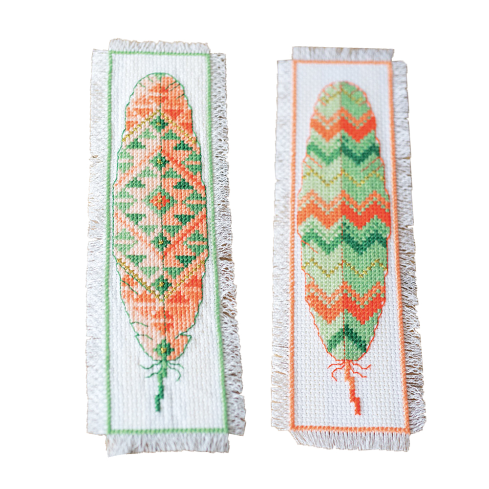 

Feather - 14CT Counted Cross Stitch - Bookmark, 501 Original