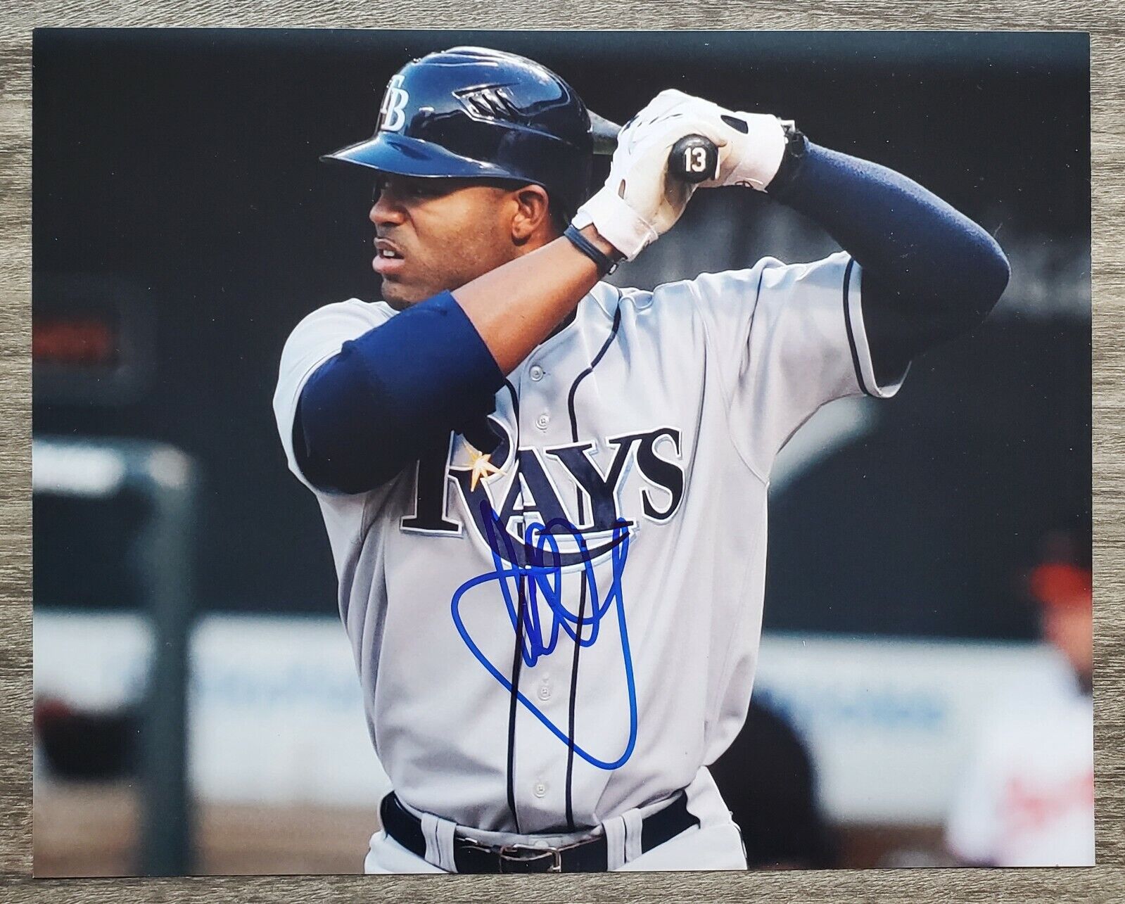 Carl Crawford Signed 8x10 Photo Poster painting Tampa Bay Rays MLB RAD