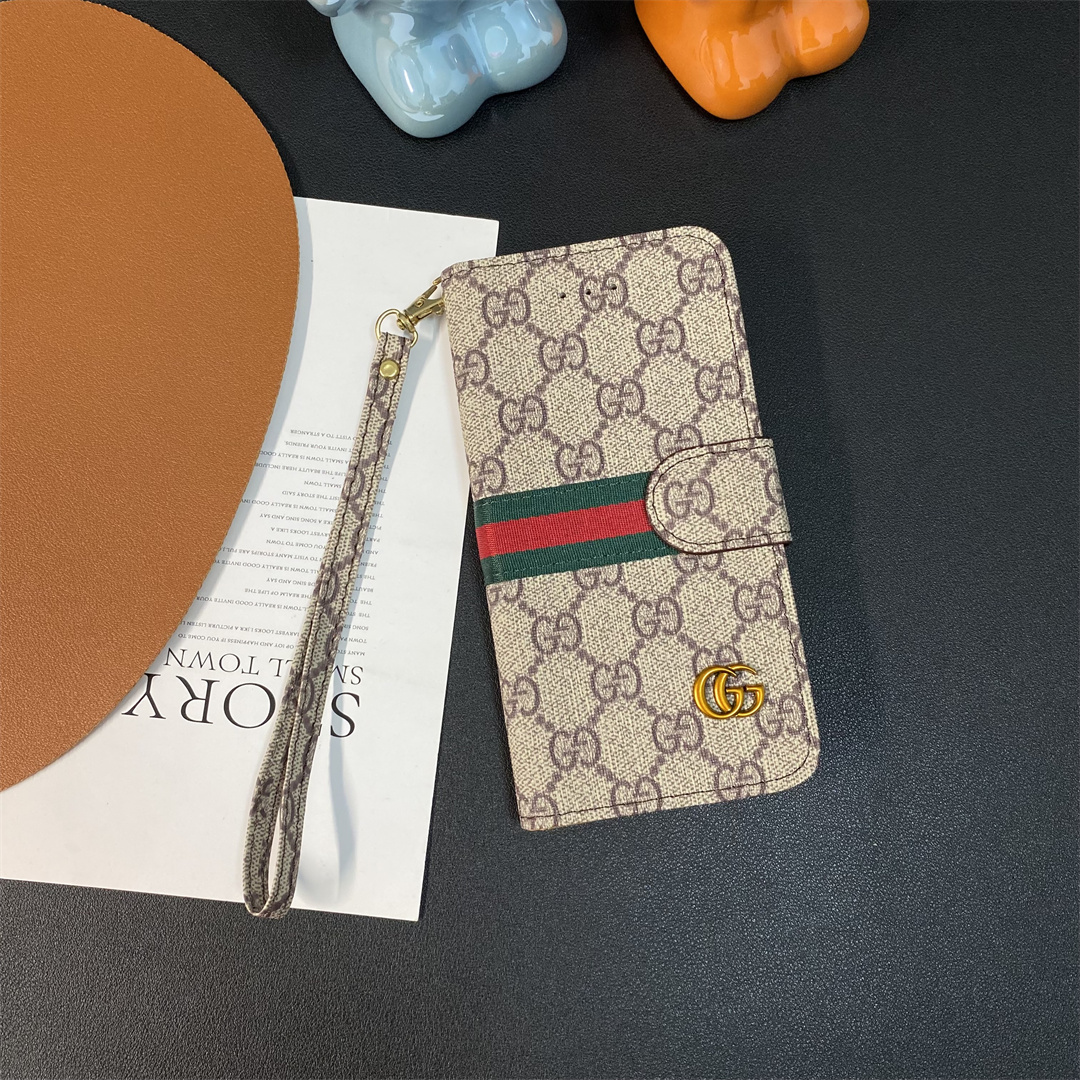 Gucci Ophidia GG Flip Wallet Apple iPhone Case Samsung Galaxy Burberry Leather Case